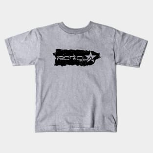 i Boricua Blk Kids T-Shirt